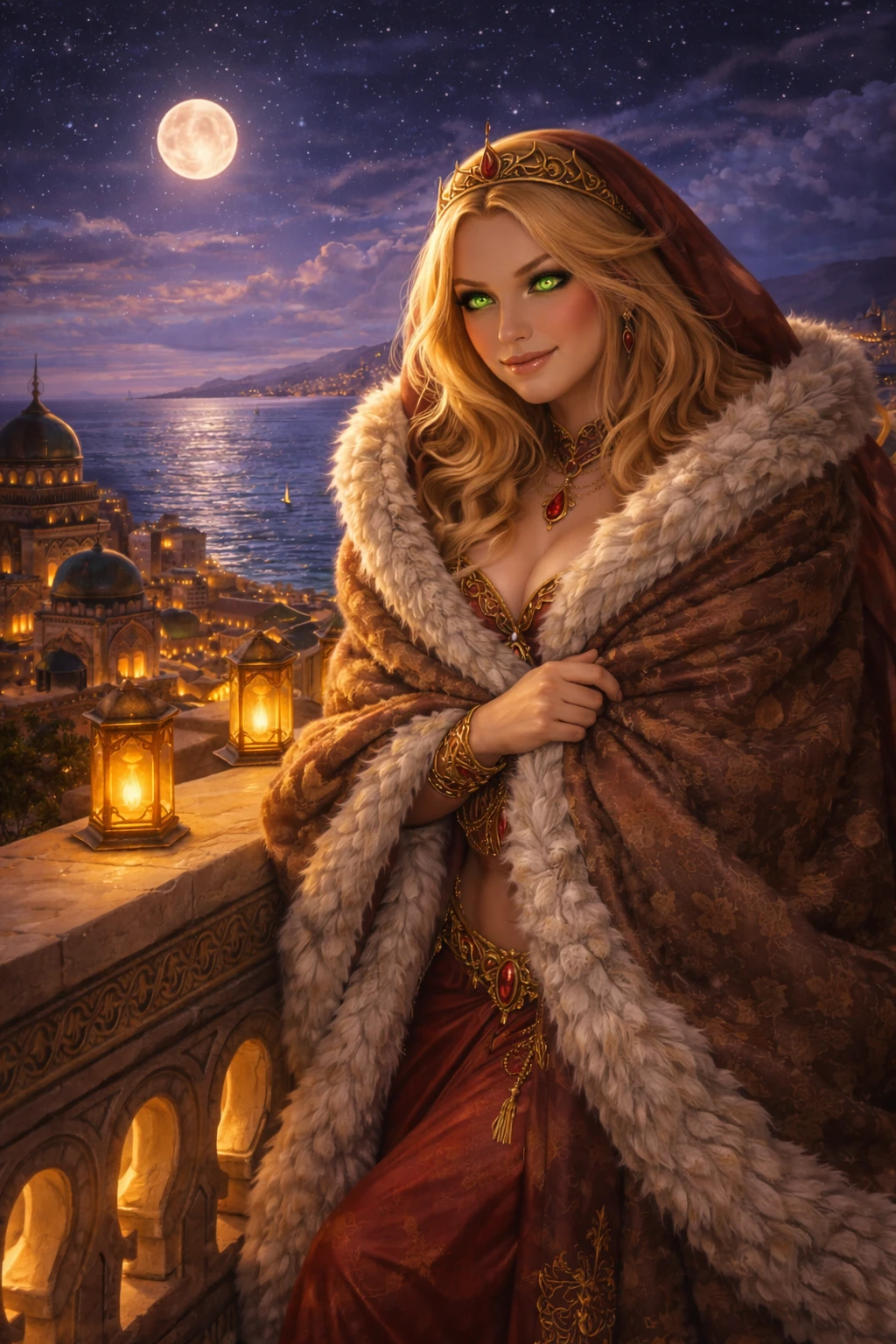 Arabell night rooftop