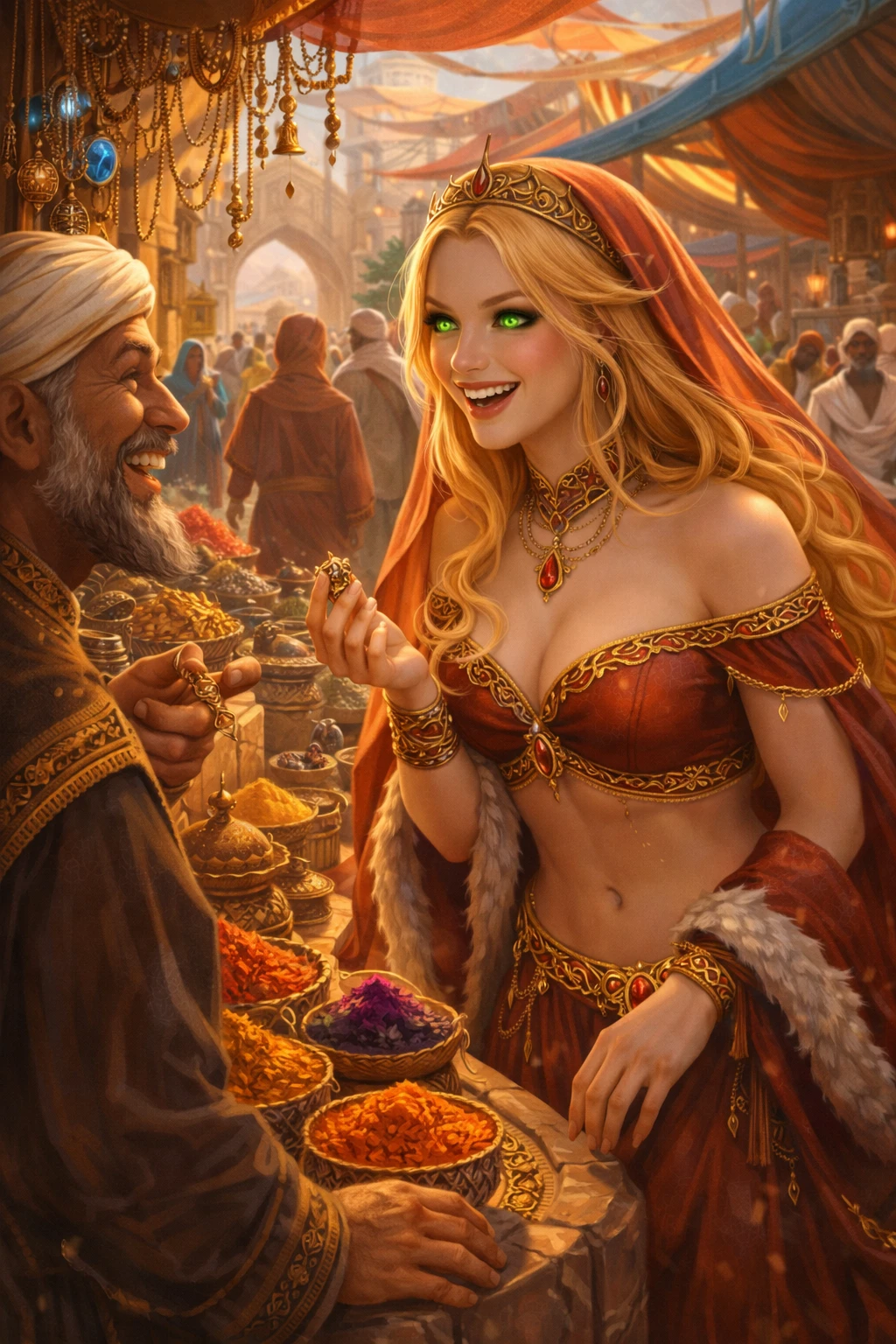 Arabelle at the Market